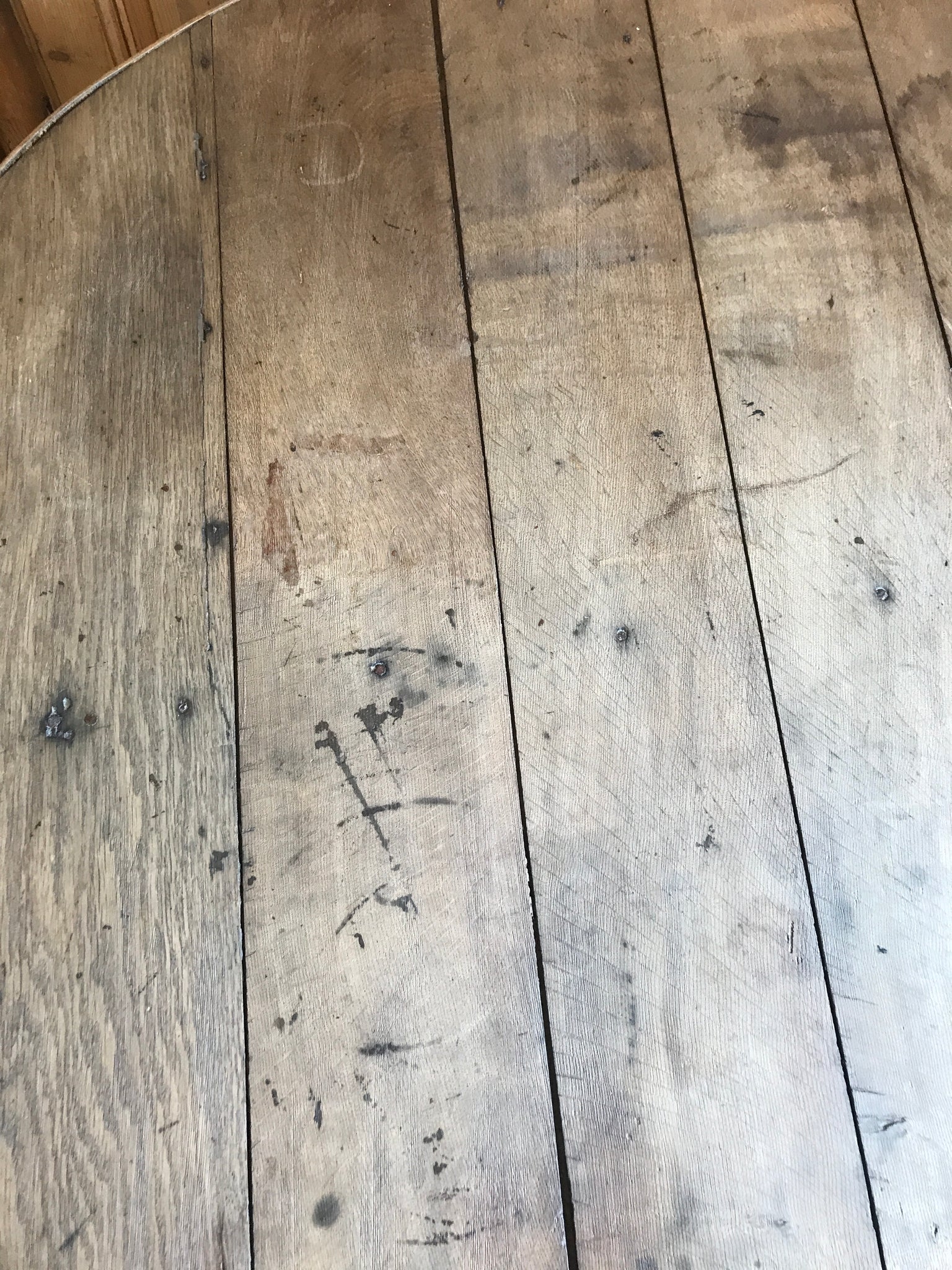 Antique French wine table