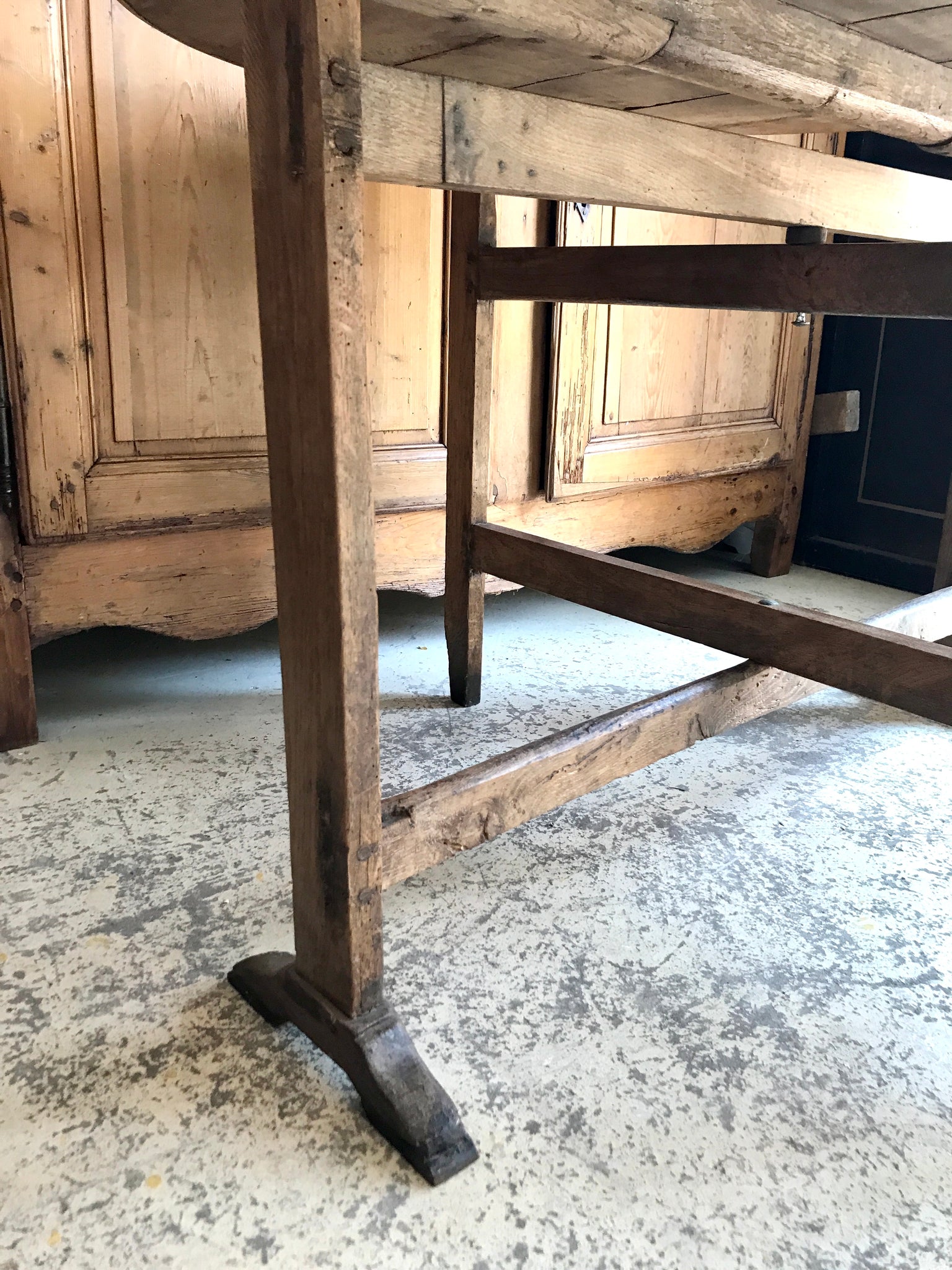 Antique French wine table