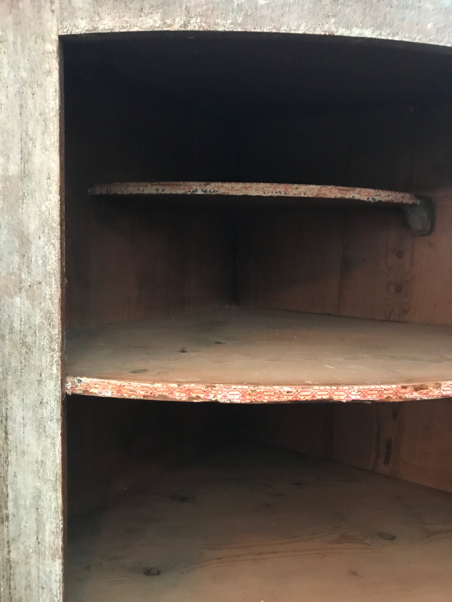 Swedish corner cupboard