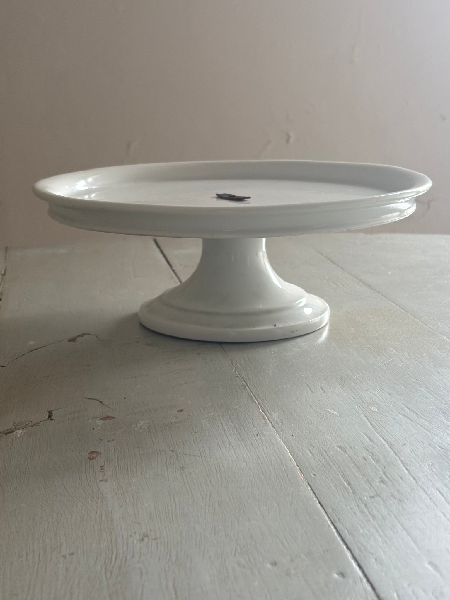 Antique French ironstone stand