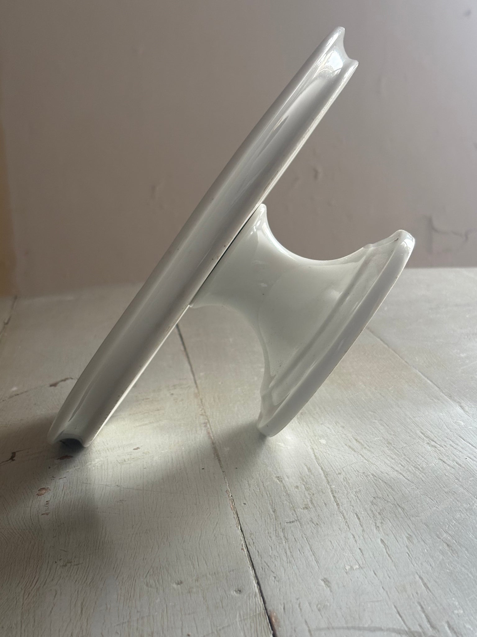Antique French ironstone stand