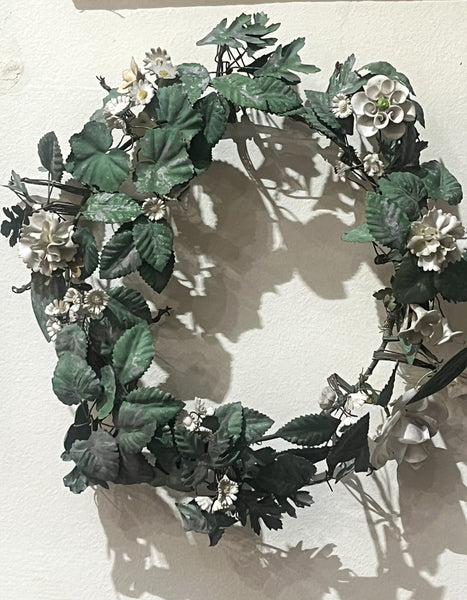 Antique toleware wreath