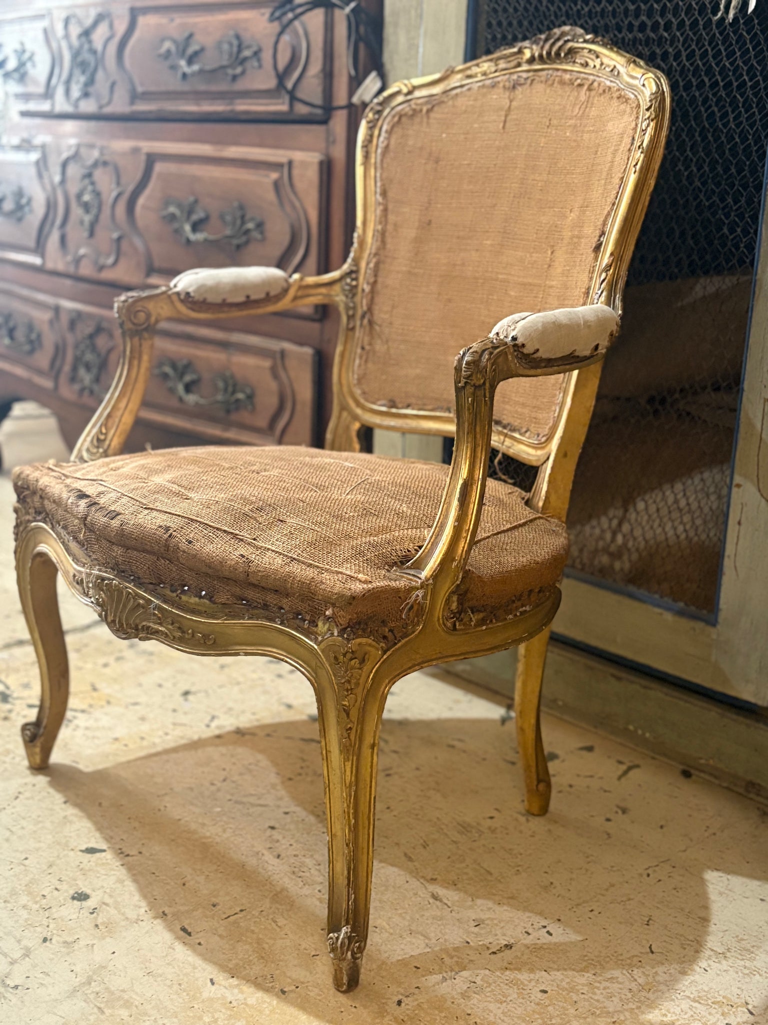 French antique 19th century chair