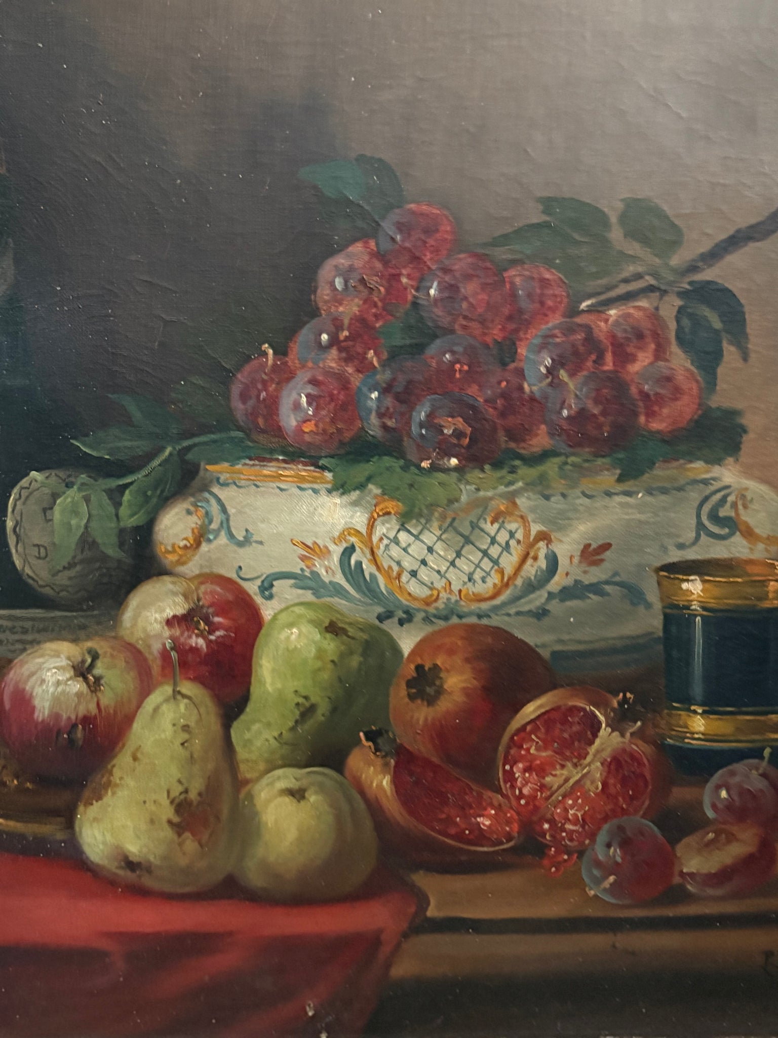 French still life oil painting