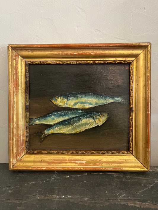 Fish oil painting