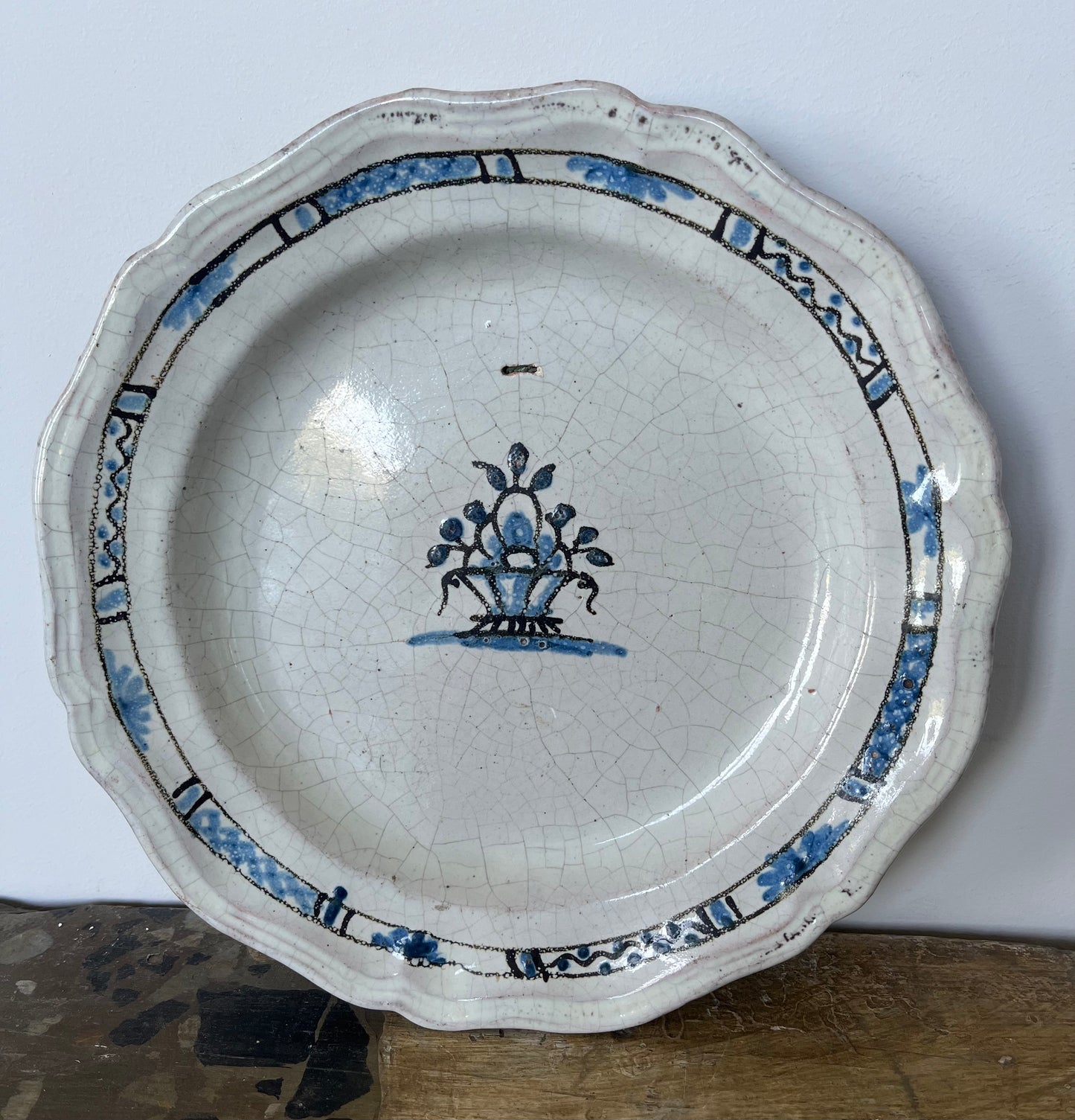 French delft platter