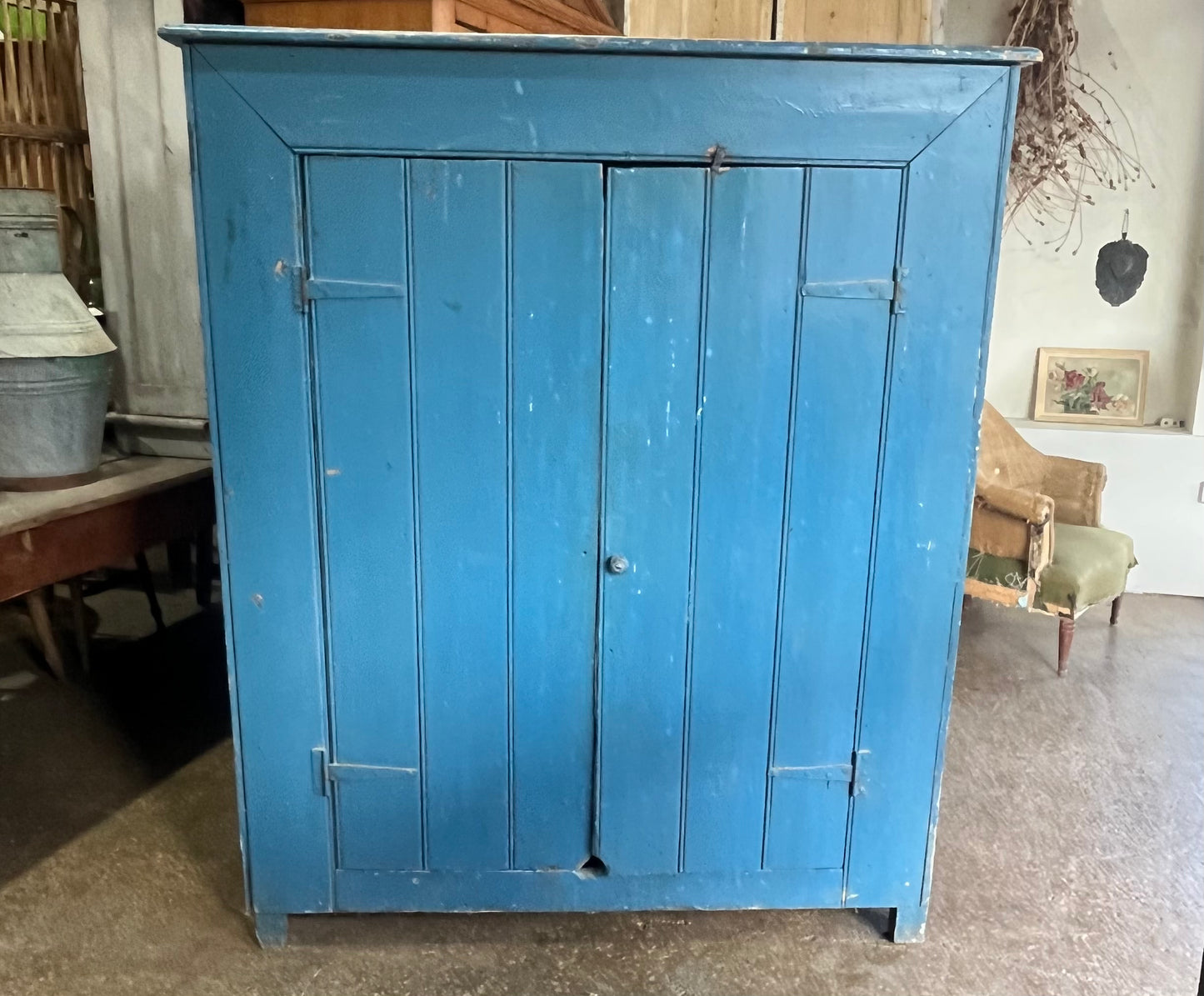 Blue cupboard