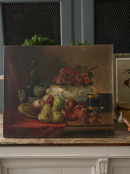 French still life oil painting