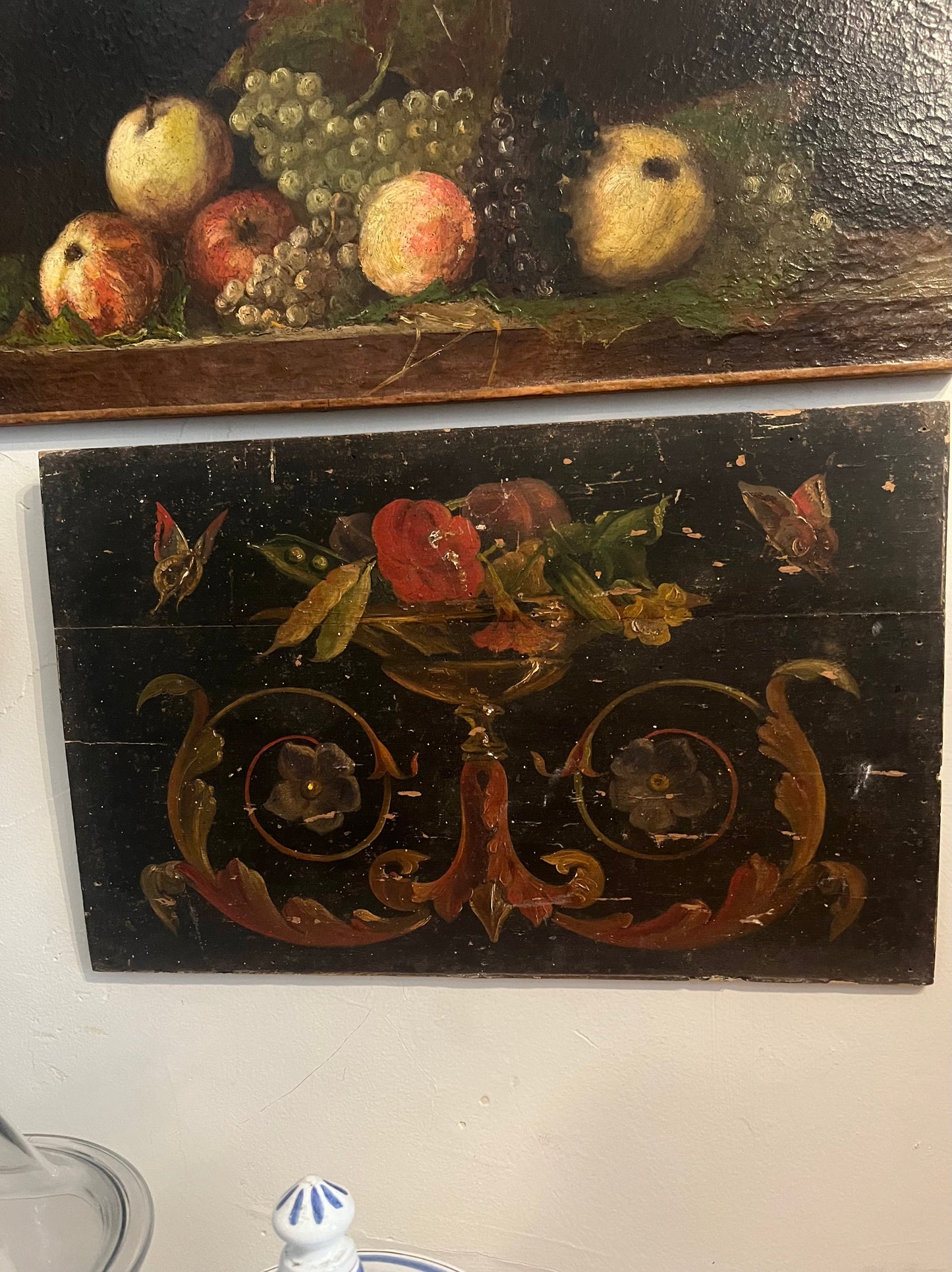 Antique Italian Fresco panel