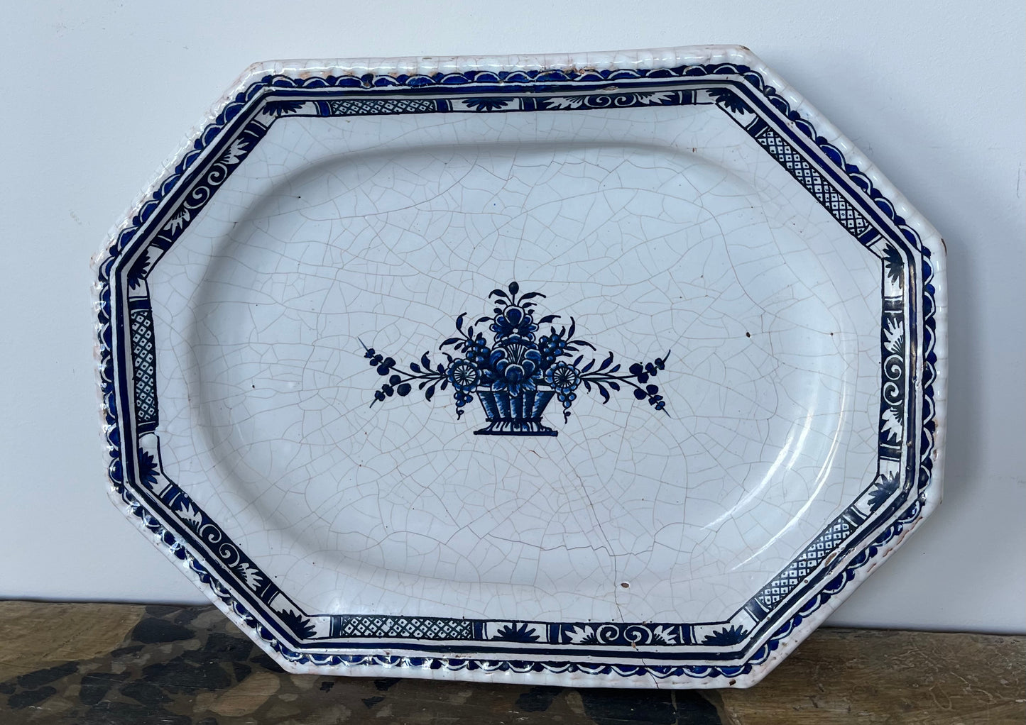 French delft platter