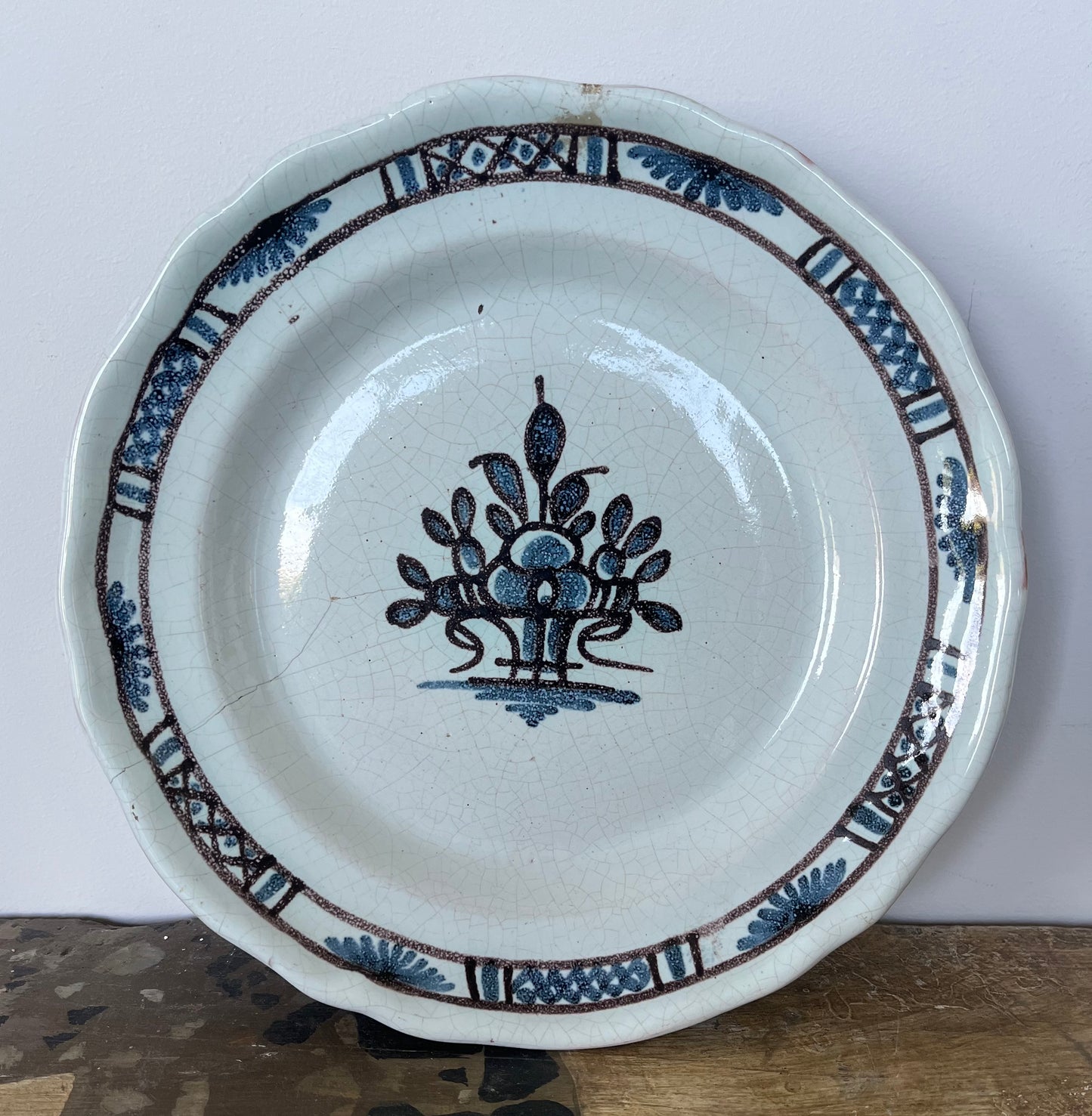 French delft platter