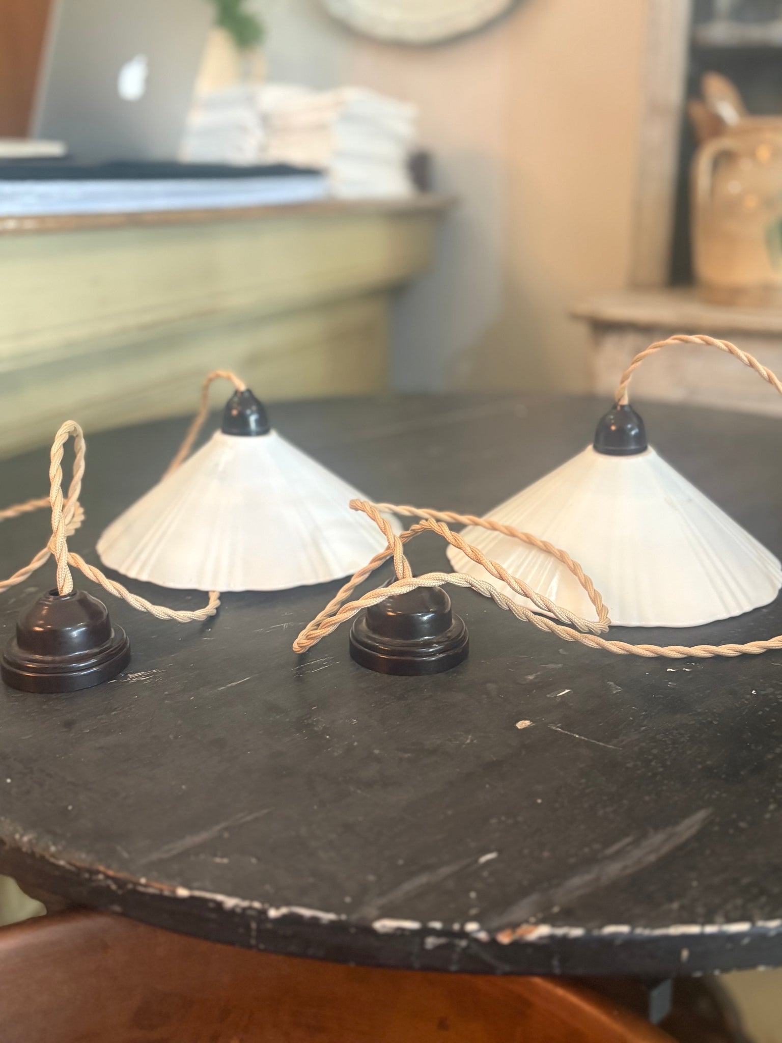 Antique light fitting