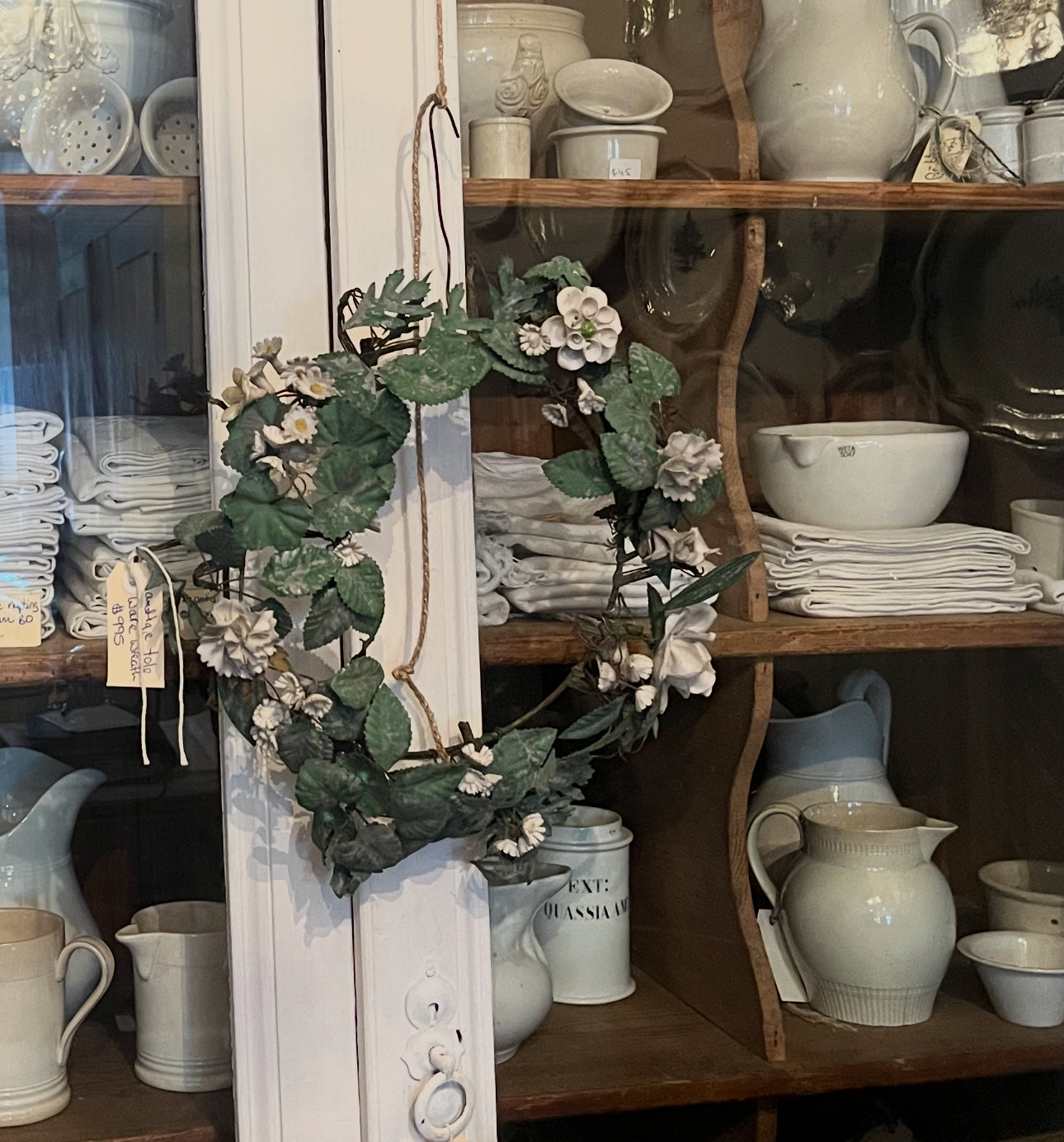 Antique toleware wreath