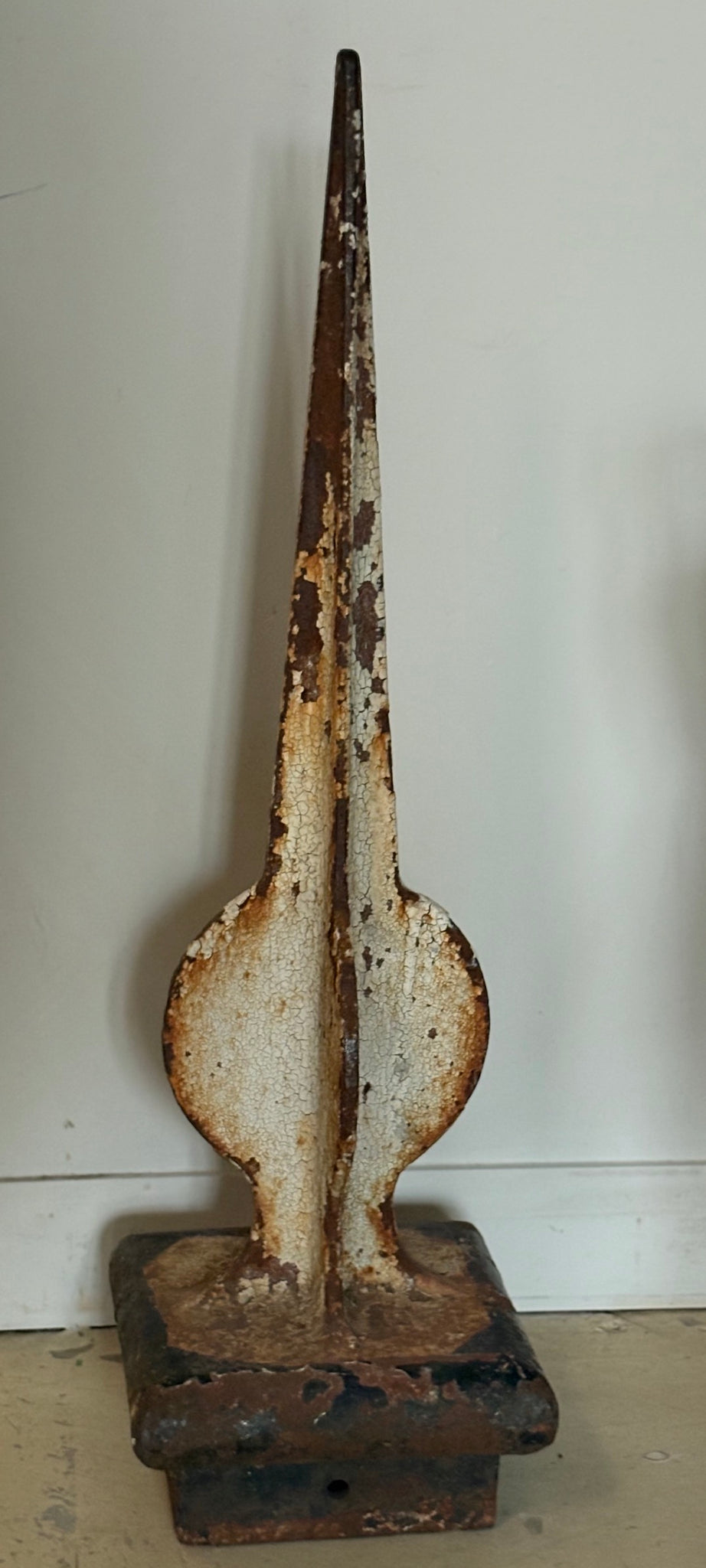 Very large antique finials