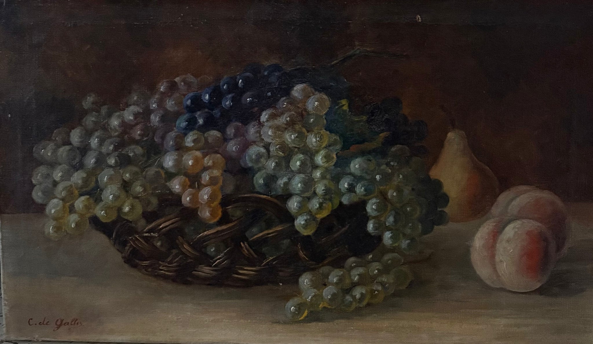 French still life oil painting