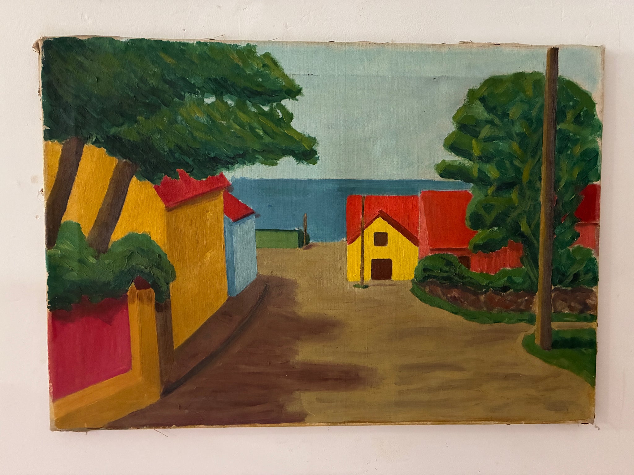 Landscape oil painting