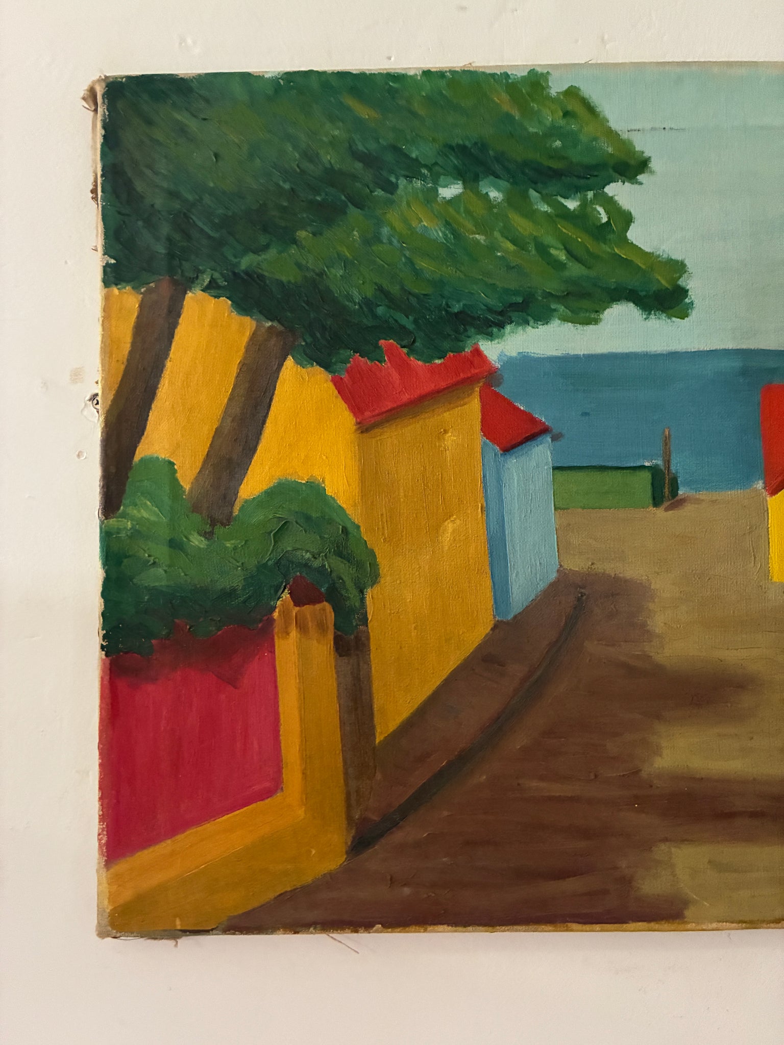 Landscape oil painting