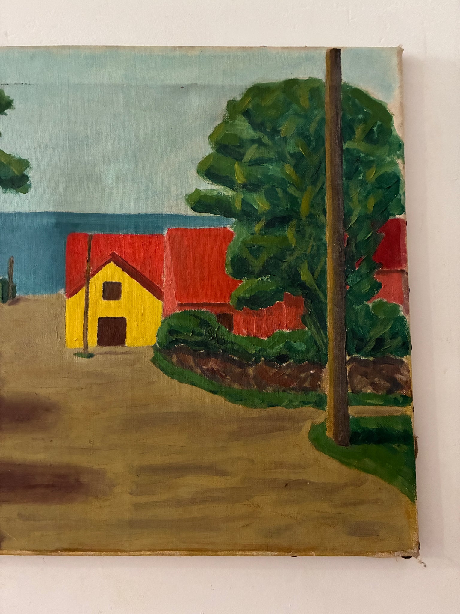 Landscape oil painting