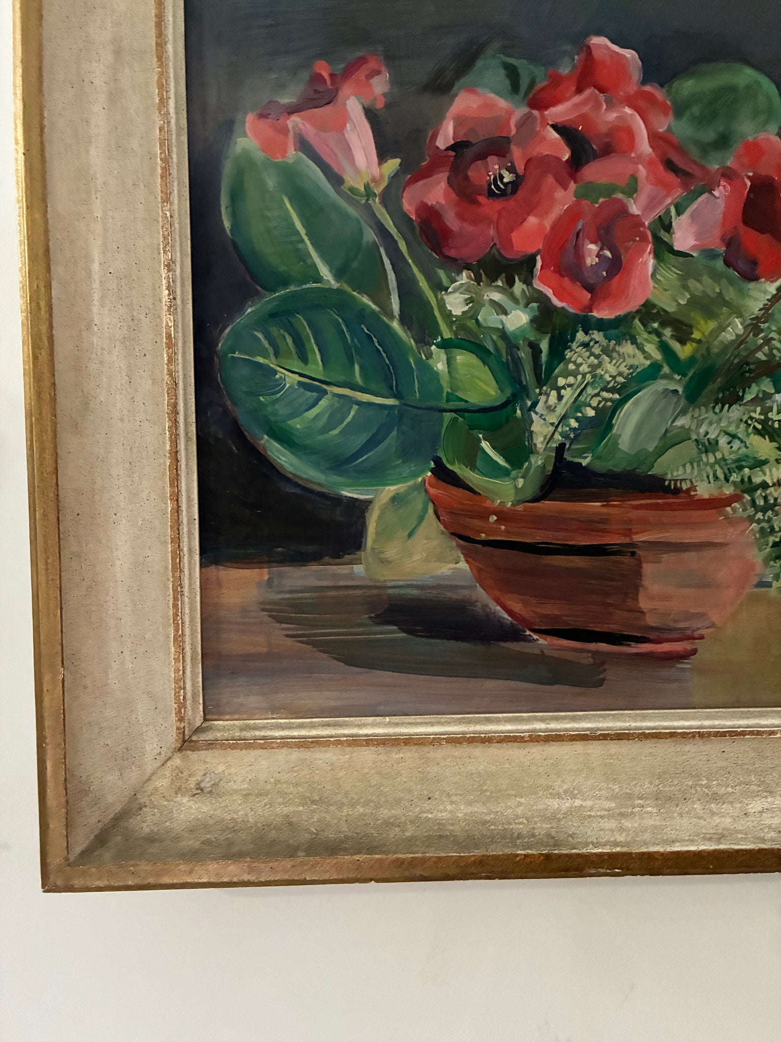 Floral still life oil painting