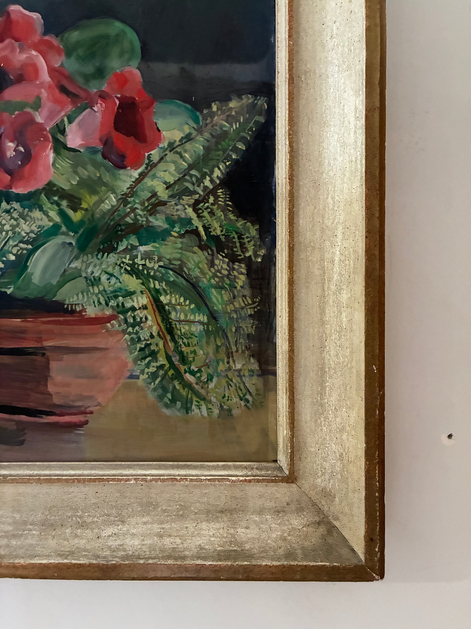 Floral still life oil painting