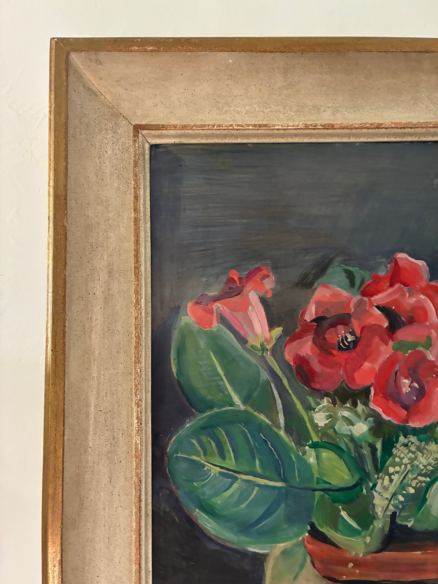 Floral still life oil painting