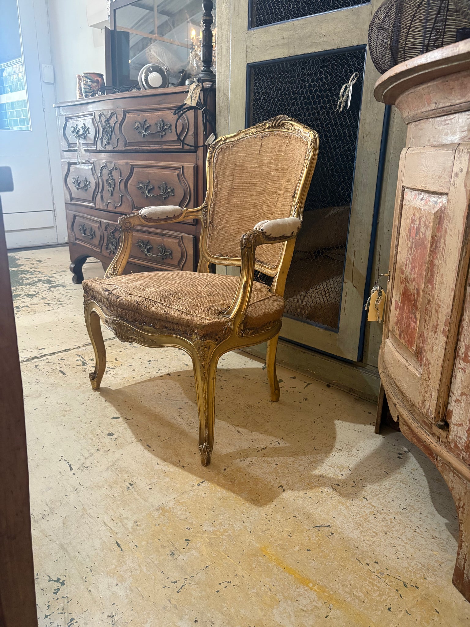 French antique 19th century chair