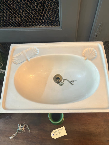 Antique inset sink / basin