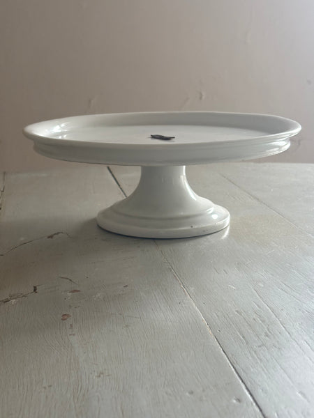 Antique French ironstone stand