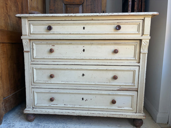 Painted chest drawers