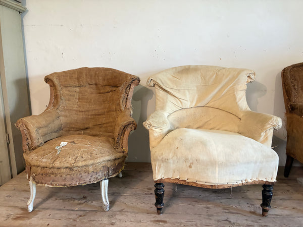 French deconstructed armchair