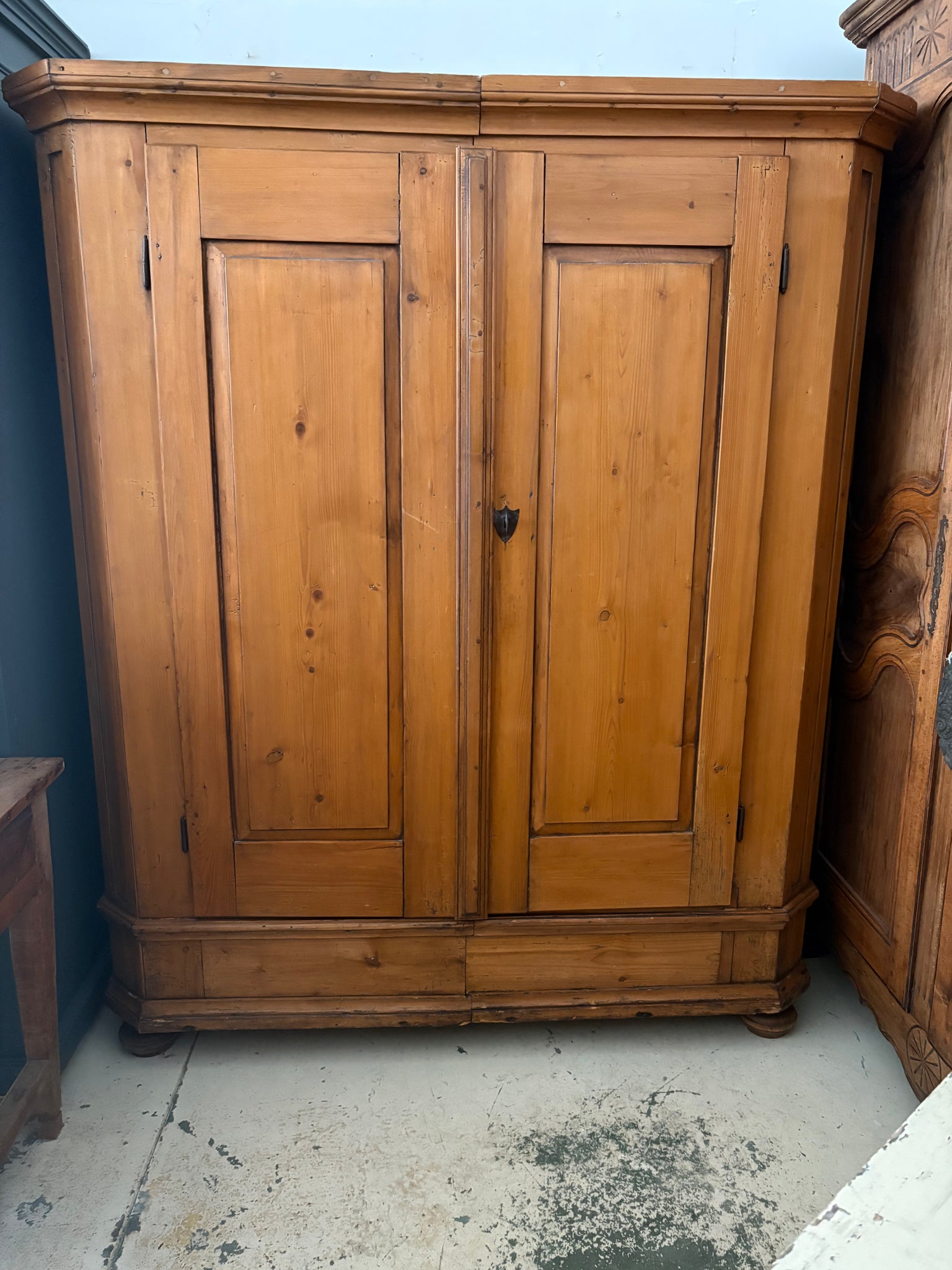 Huge pine storage armoire