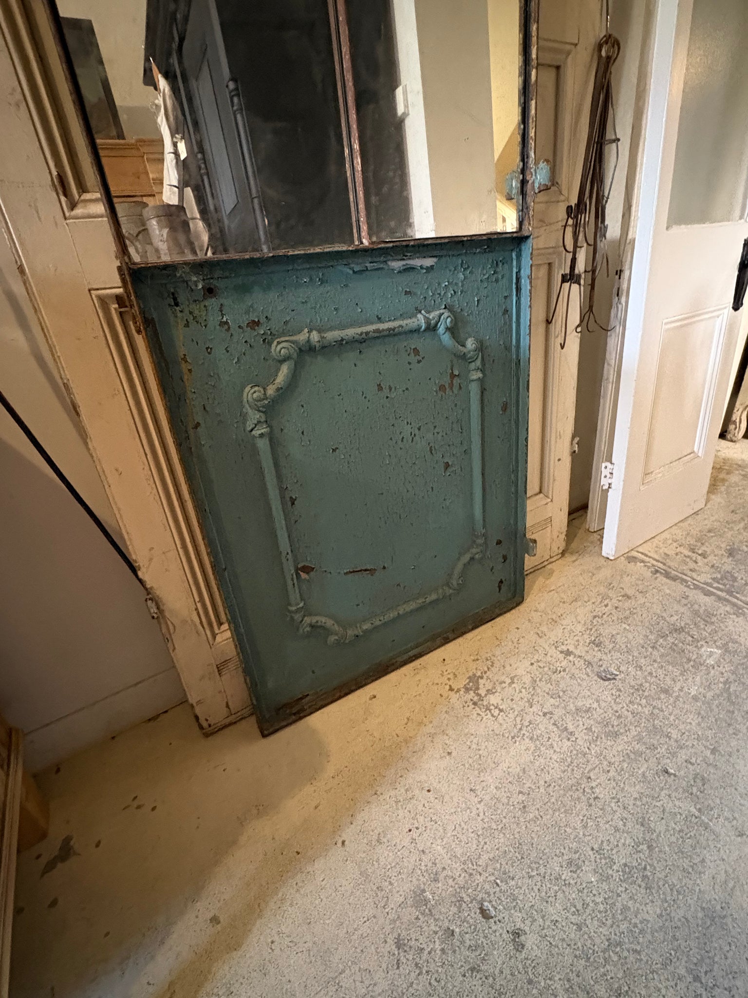 Blue Antique Conservatory door