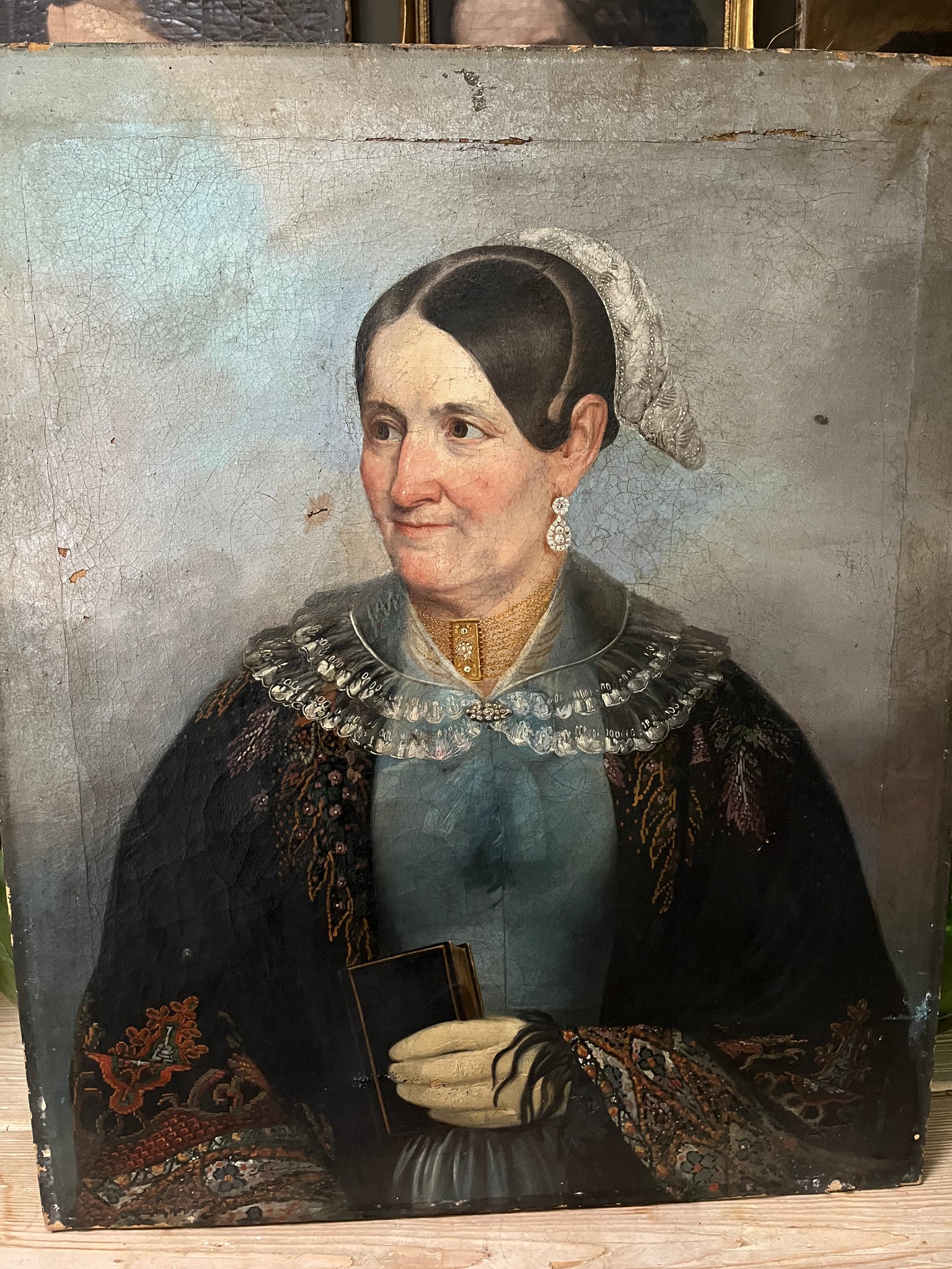 Large antique portrait
