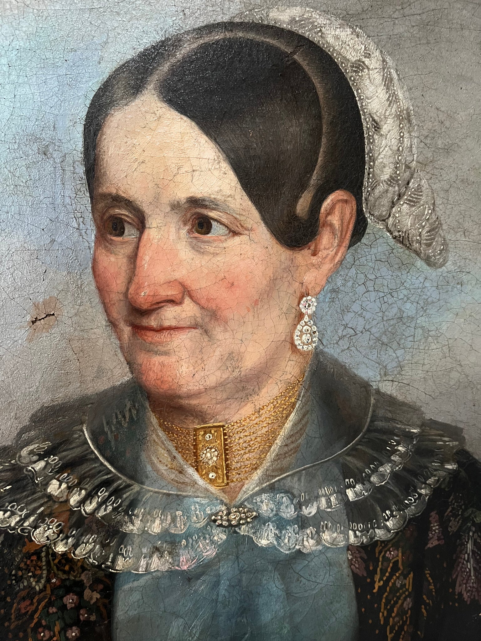 Large antique portrait