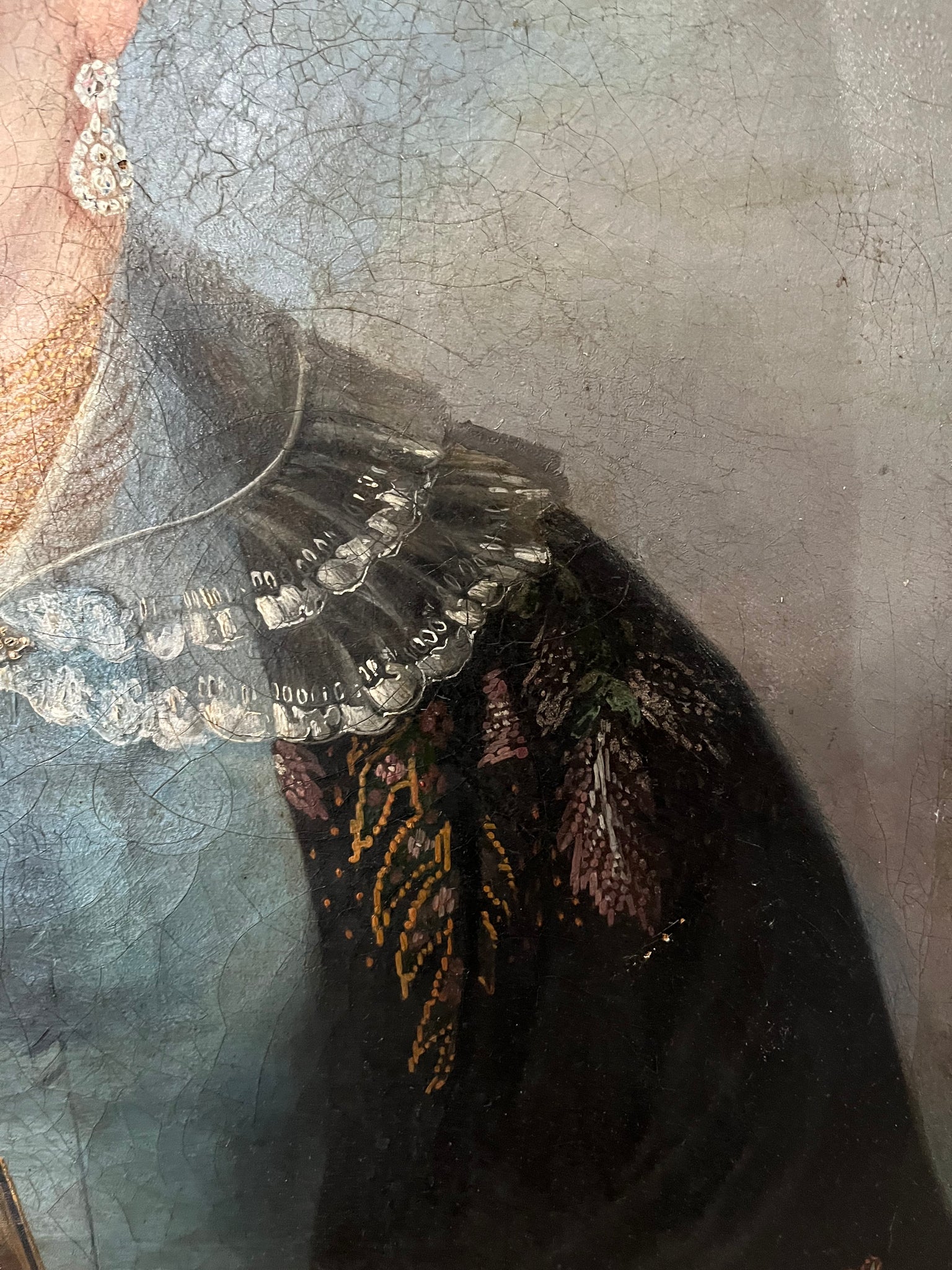 Large antique portrait