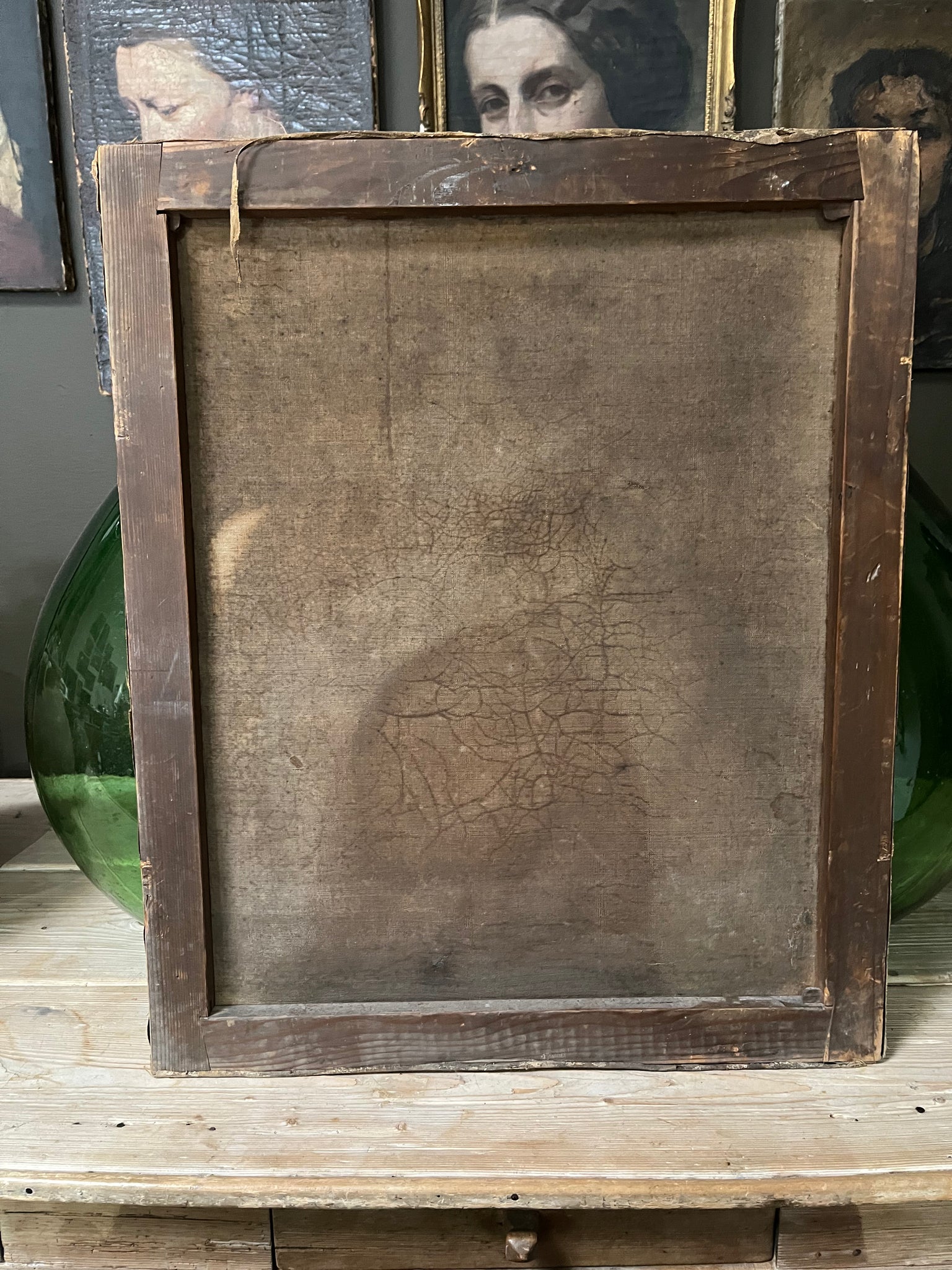 Large antique portrait