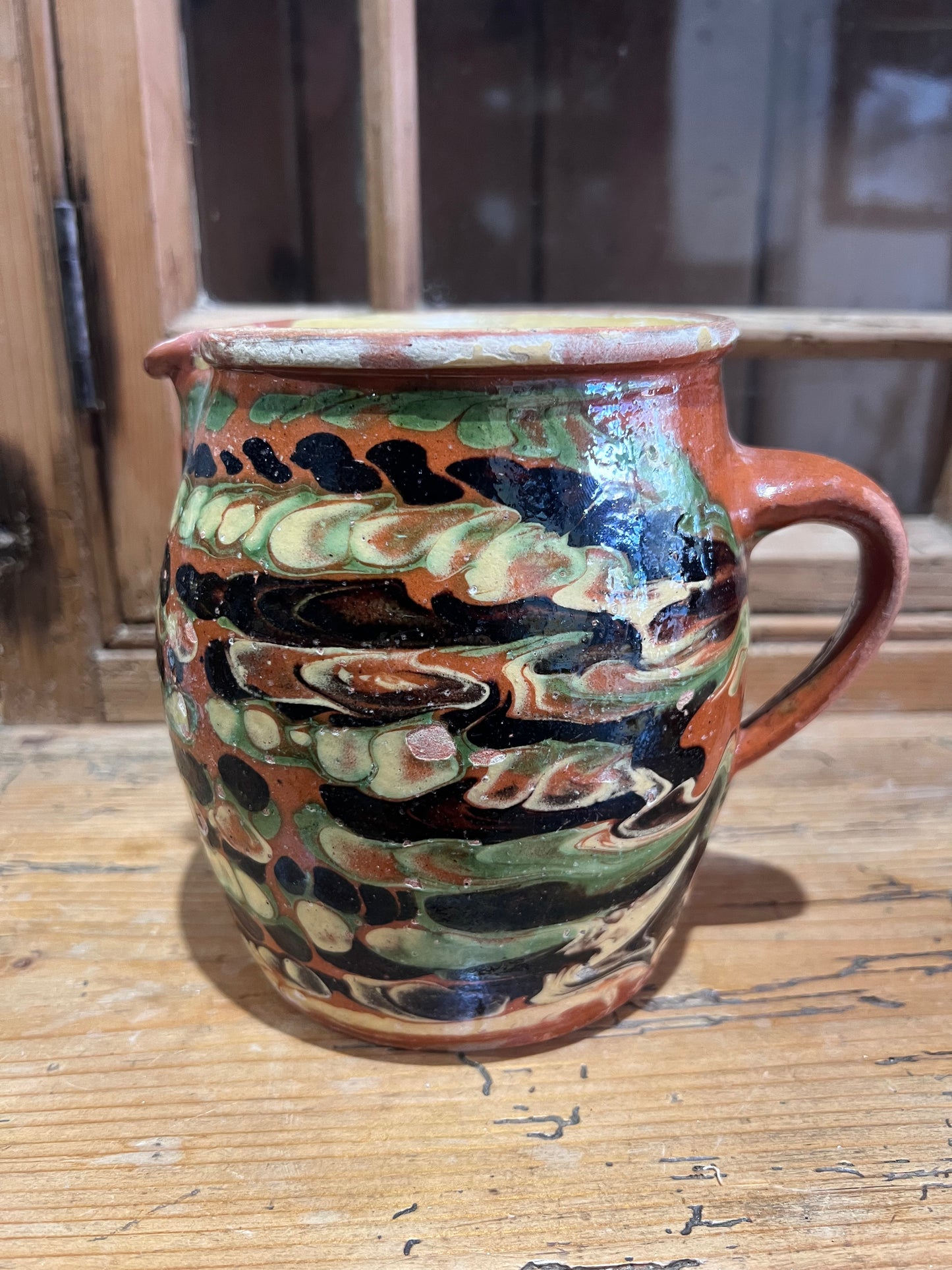 French slipware jug