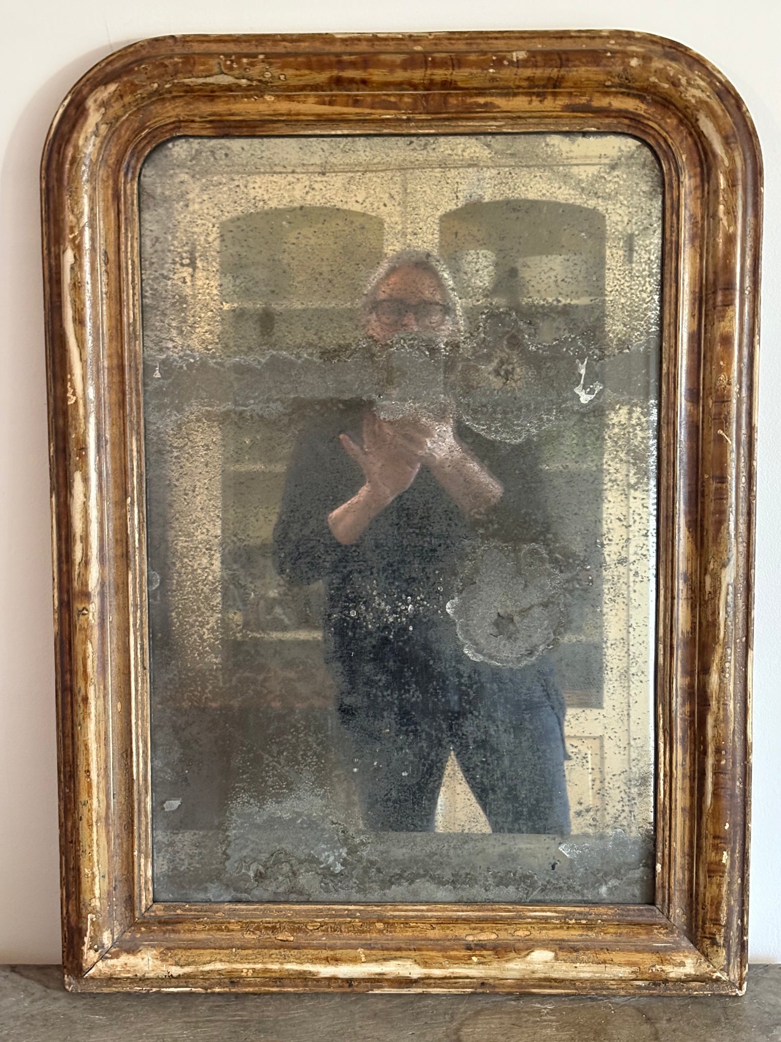 Antique French mirror