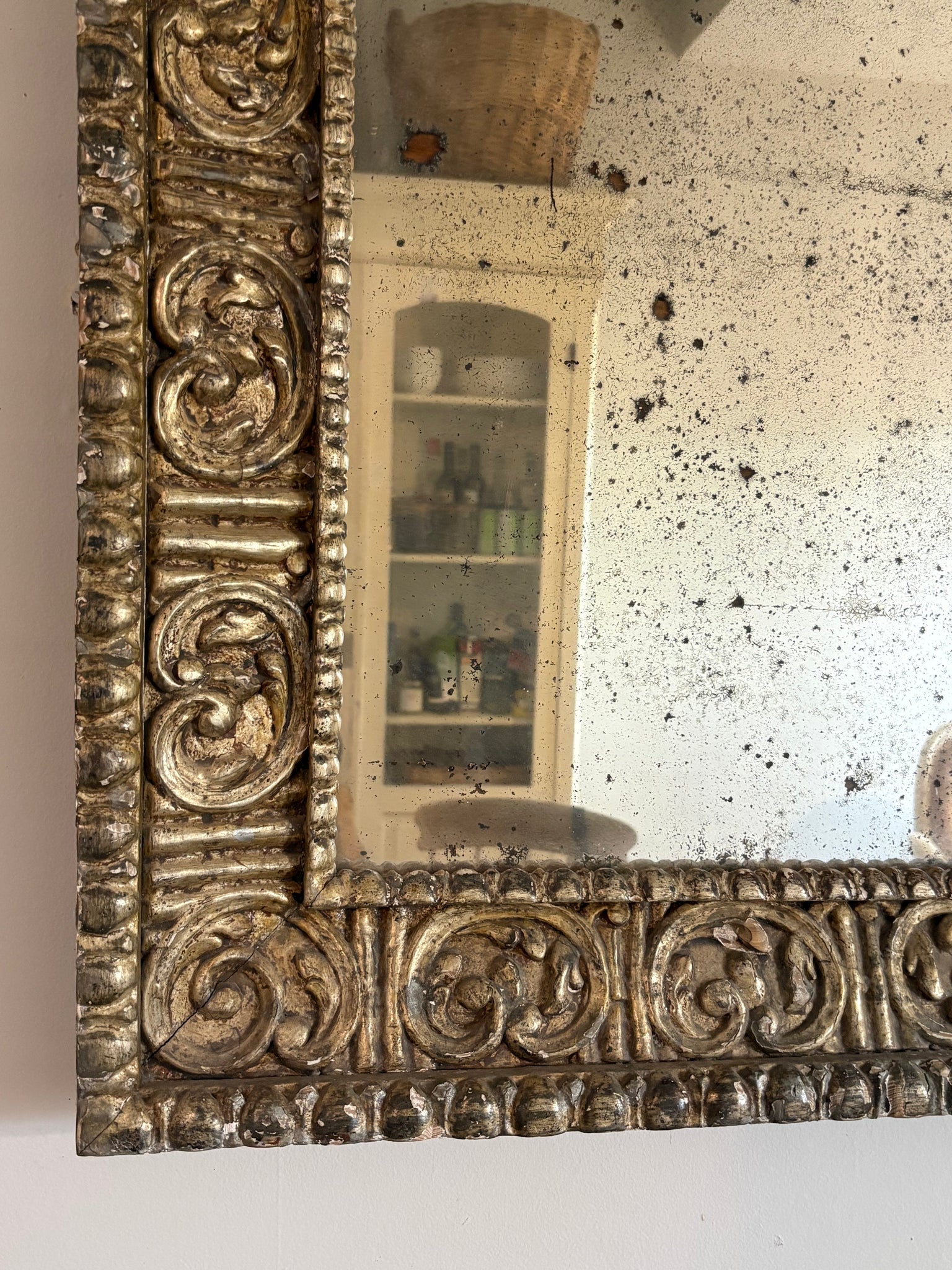 French antique mirror