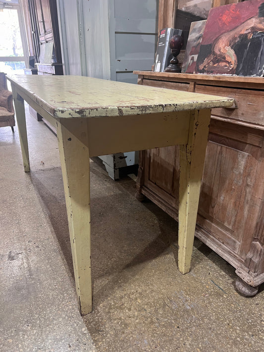 Antique painted table