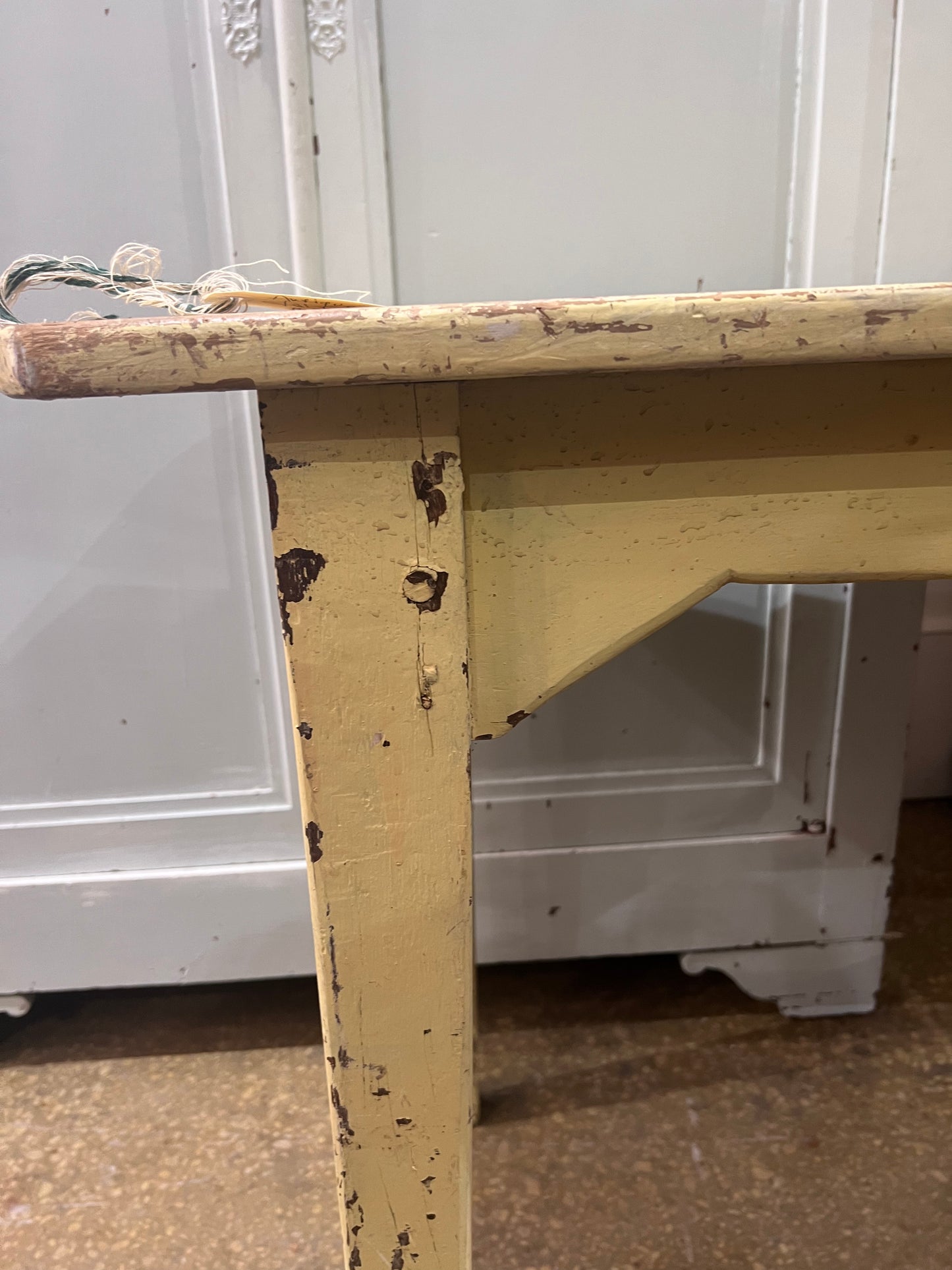 Antique painted table