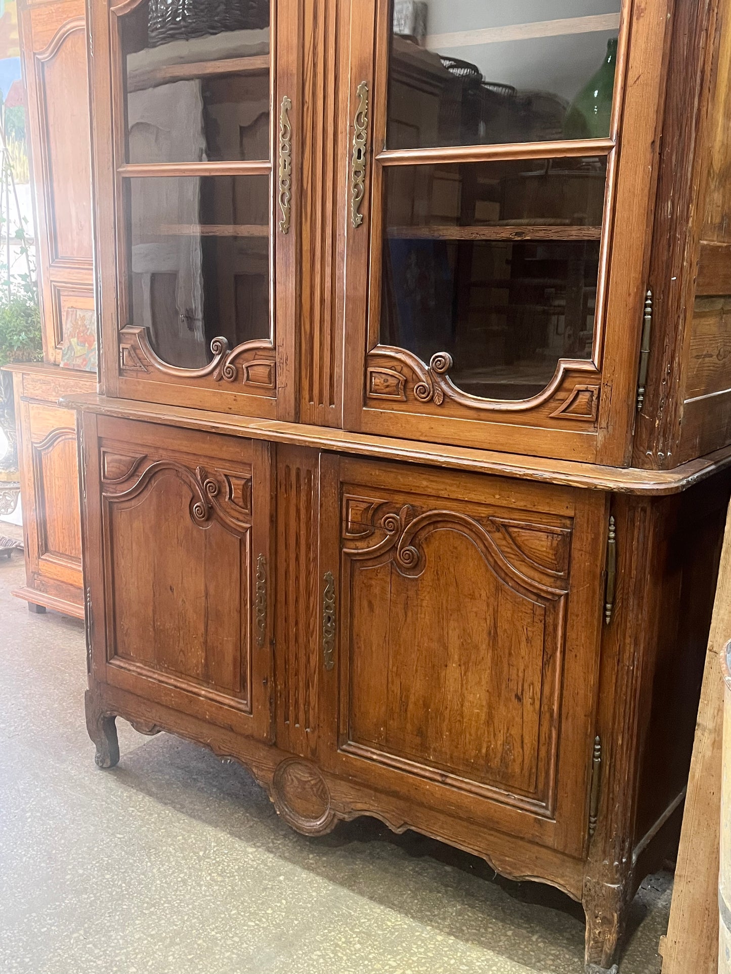 A French antique book case