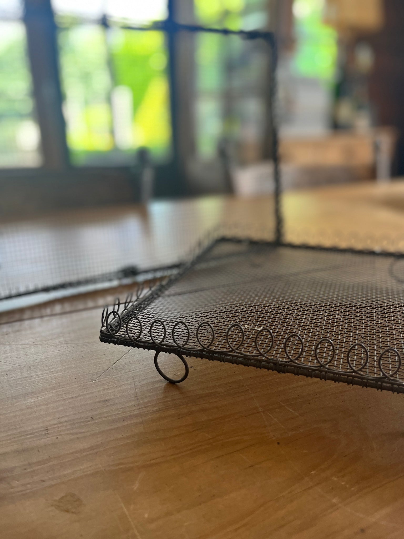 Large antique Wirework cake cooler