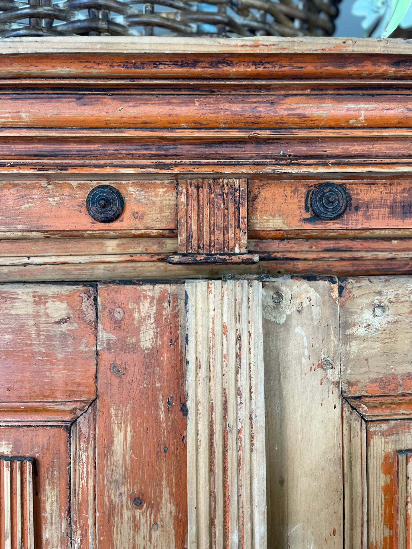 European pine cupboard